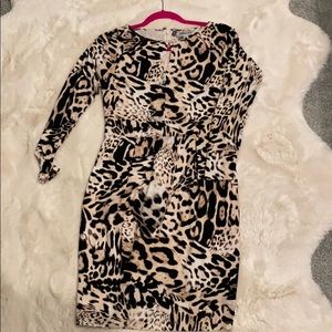 Leopard print dress